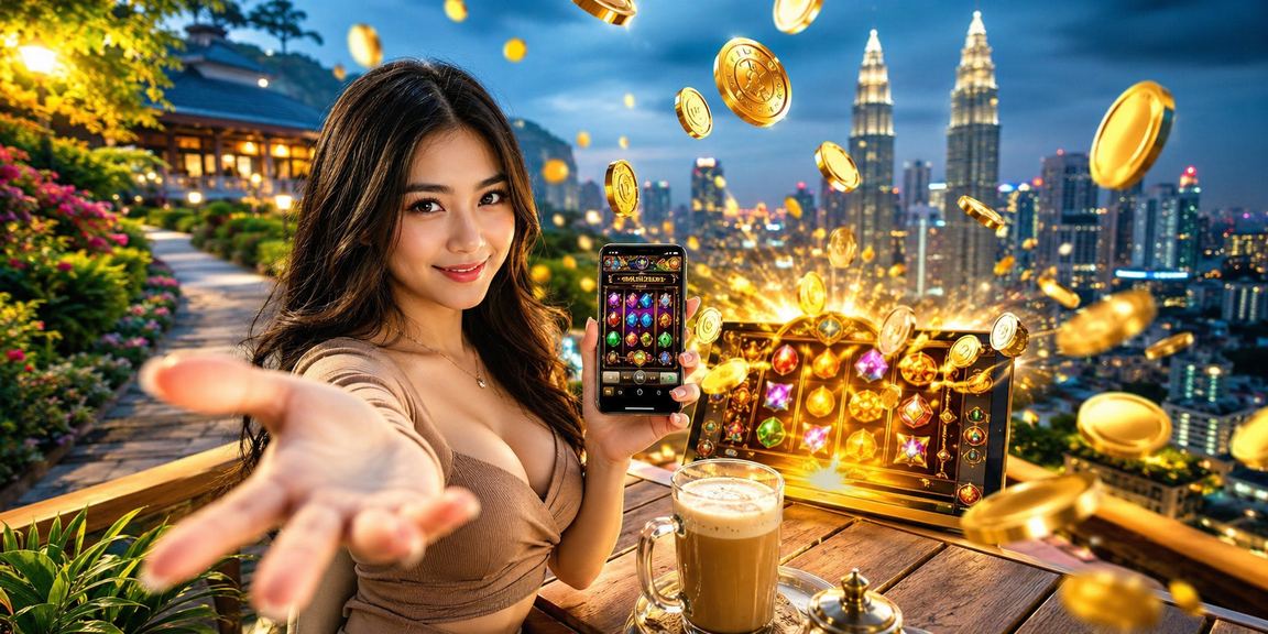 Pemain Malaysia bermain permainan slot dan sukan maya dalam talian dengan telefon pintar